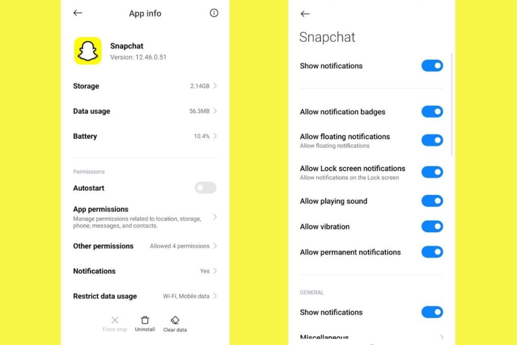 How To Turn On Time-Sensitive Notifications On Snapchat On Android?